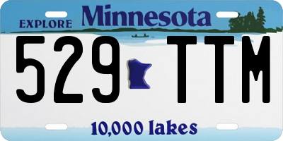 MN license plate 529TTM