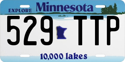 MN license plate 529TTP