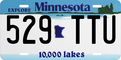 MN license plate 529TTU