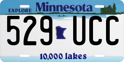 MN license plate 529UCC