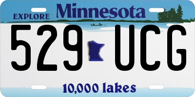 MN license plate 529UCG