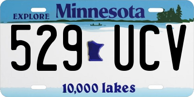 MN license plate 529UCV