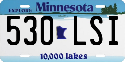 MN license plate 530LSI