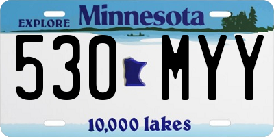 MN license plate 530MYY