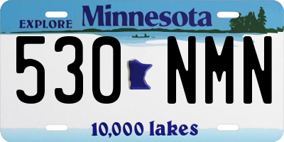 MN license plate 530NMN