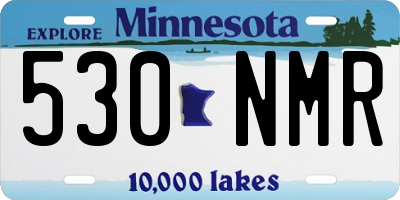 MN license plate 530NMR