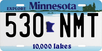 MN license plate 530NMT