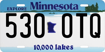 MN license plate 530OTQ