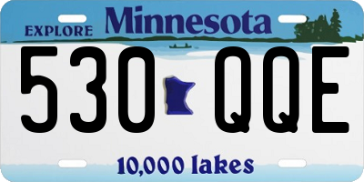 MN license plate 530QQE