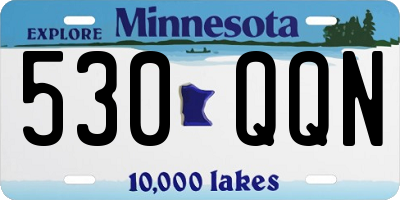 MN license plate 530QQN