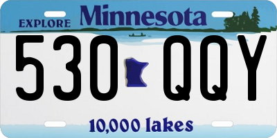 MN license plate 530QQY