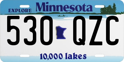 MN license plate 530QZC