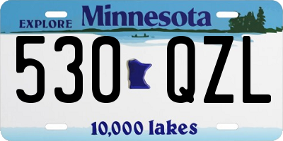 MN license plate 530QZL