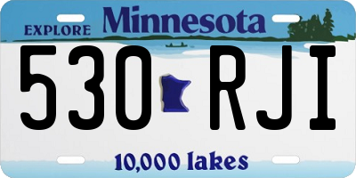 MN license plate 530RJI