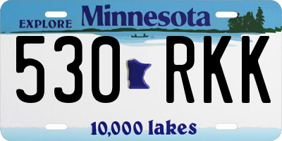 MN license plate 530RKK