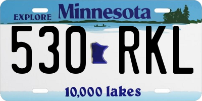 MN license plate 530RKL