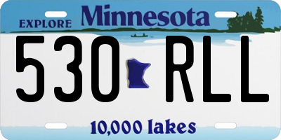 MN license plate 530RLL