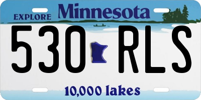 MN license plate 530RLS