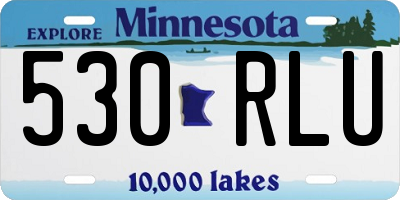 MN license plate 530RLU