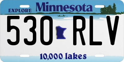 MN license plate 530RLV