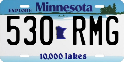 MN license plate 530RMG