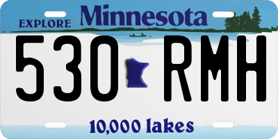 MN license plate 530RMH
