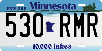 MN license plate 530RMR