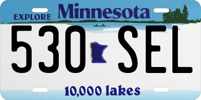 MN license plate 530SEL