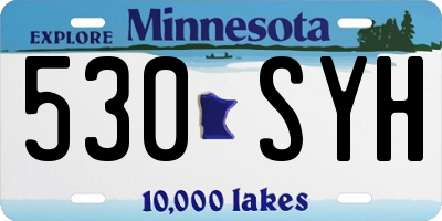 MN license plate 530SYH