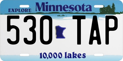 MN license plate 530TAP
