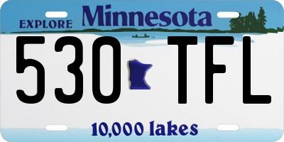 MN license plate 530TFL