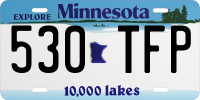 MN license plate 530TFP