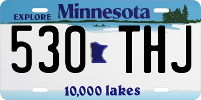 MN license plate 530THJ