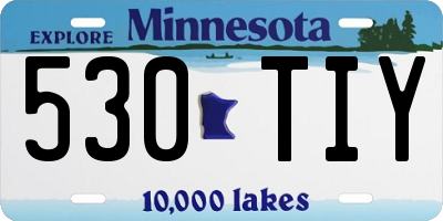 MN license plate 530TIY