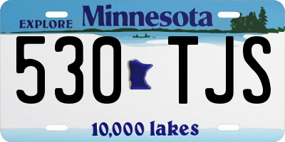 MN license plate 530TJS