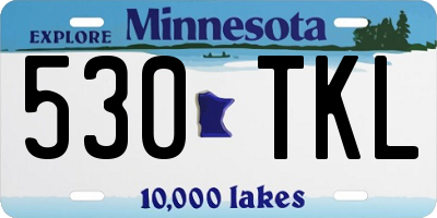 MN license plate 530TKL