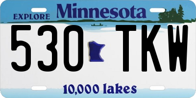 MN license plate 530TKW