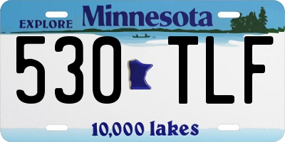 MN license plate 530TLF