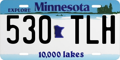 MN license plate 530TLH