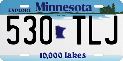 MN license plate 530TLJ