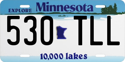 MN license plate 530TLL
