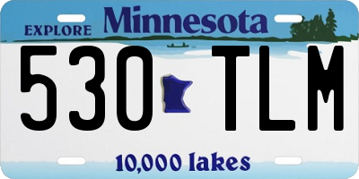 MN license plate 530TLM