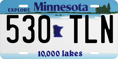 MN license plate 530TLN