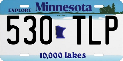 MN license plate 530TLP