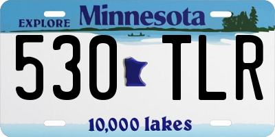 MN license plate 530TLR
