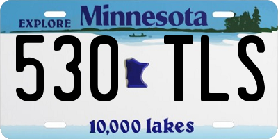 MN license plate 530TLS