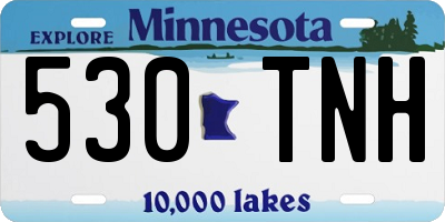MN license plate 530TNH