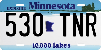 MN license plate 530TNR