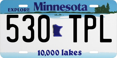 MN license plate 530TPL