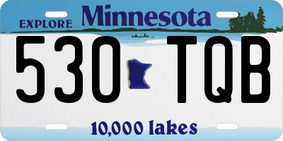 MN license plate 530TQB